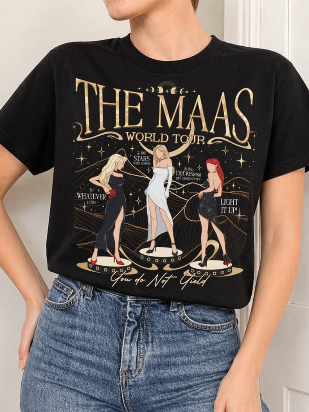 Maas Tour Shirt, Fantasy Bookish Graphic Tee